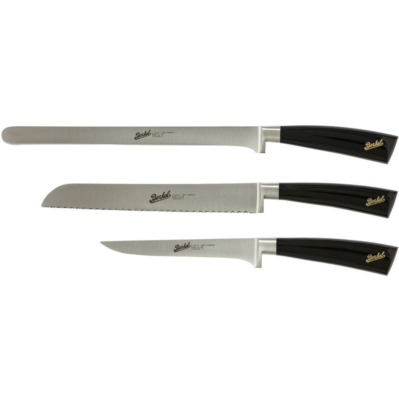 Berkel Elegance Glossy Negro Ham-set 3-PCS.