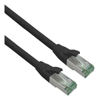 Helos Grs Certificado CAT.6A Network Cable With CAT.7 Rohkabel Tpe Black 0,50M — image 1
