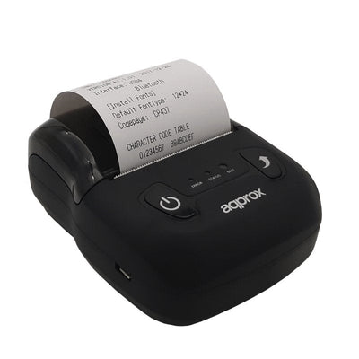Approx Printer Tickets Thermal Laptop APPPOS58PORTABLE + 80MM/S Paper 58MM Bluetooh / USB — image 1