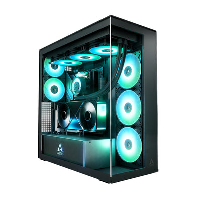 Arctic PC Case Xtender Vg Black Tempered Glass X 2, Klar-glas) ACPCC00024A — image 1