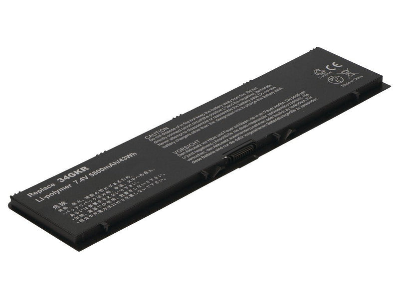 2-POWER Battery 7.4V 5800MAH Dell Latitude E7440 CBP3444A