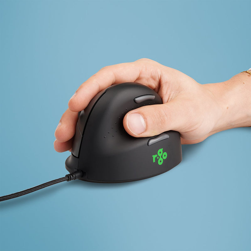 R-go Mouse He Break Ergonómico Derecha USB Small