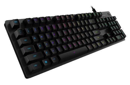 Logitech Gaming G512 Keyboard Retroiluminación USB Internacional Ee. Uu. Switch Gx Network Linear Carbón