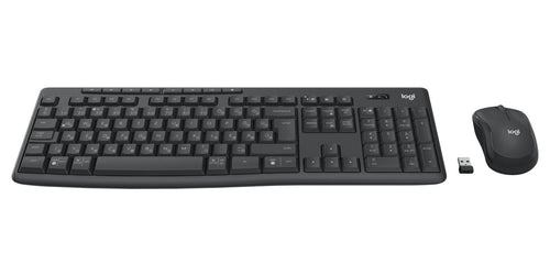 Logitech Keyboard Húngaro + Mouse MK370 Combo For Business RF Wireless + Bluetooth Qwertz Graphite — image 1