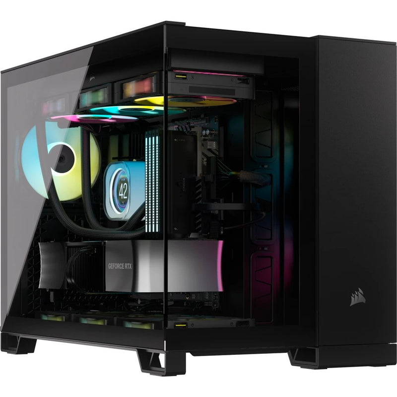 Corsair Box Icue Link 2500X Rgb, Black Glass Tempered X 2 CC-9011267-WW