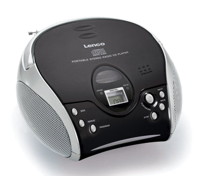 Lenco Radio SCD-24 Black/Silver — image 1