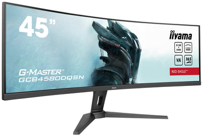 Iiyama Monitor Gaming G-master GCB4580DQSN-B1 113CM 44 Black Matte Dqhd, Va, Curved AMD Free-sync, Panel 165HZ — image 1