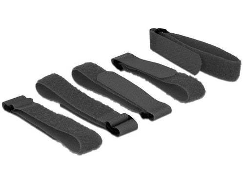 Cable Ties With Opening And Cierra Fast 300MM X 20MM An With Lazo (5 Units Black — image 1