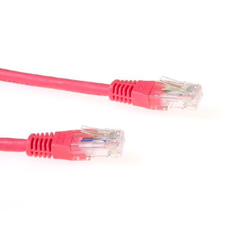 Red 7 Meter Lszh U UTP CAT.6 Patch Cable With RJ45 Connectors