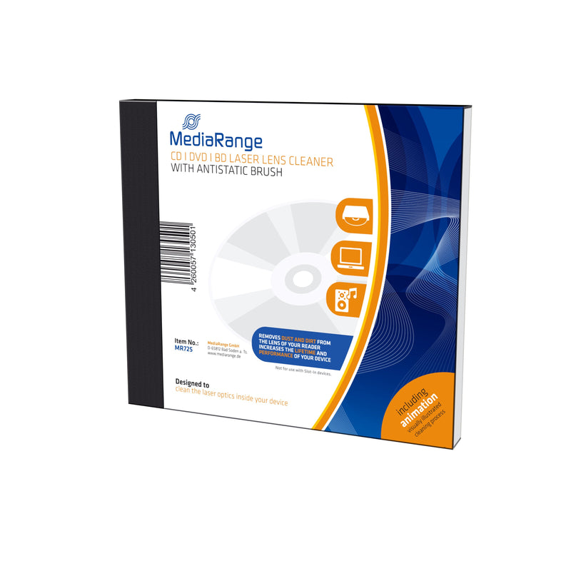 Mediarange MR725 Kit Cleaning Computadora Líquido And Cd Cleaning Equipos PC
