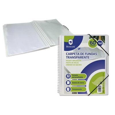 Bismark Folder Espiral 60 Cases Transparent - Covers Polipropileno - Portada Personalizable - Hojas Size A4 — image 1