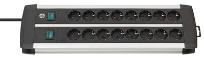 Brennenstuhl 1391000916 Base Múltiple 3M 16 Salidas AC Indoor Black White — image 1