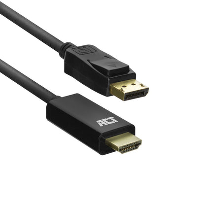 DisplayPort Male To HDMI Male Adapter Cable 1.8M — image 1
