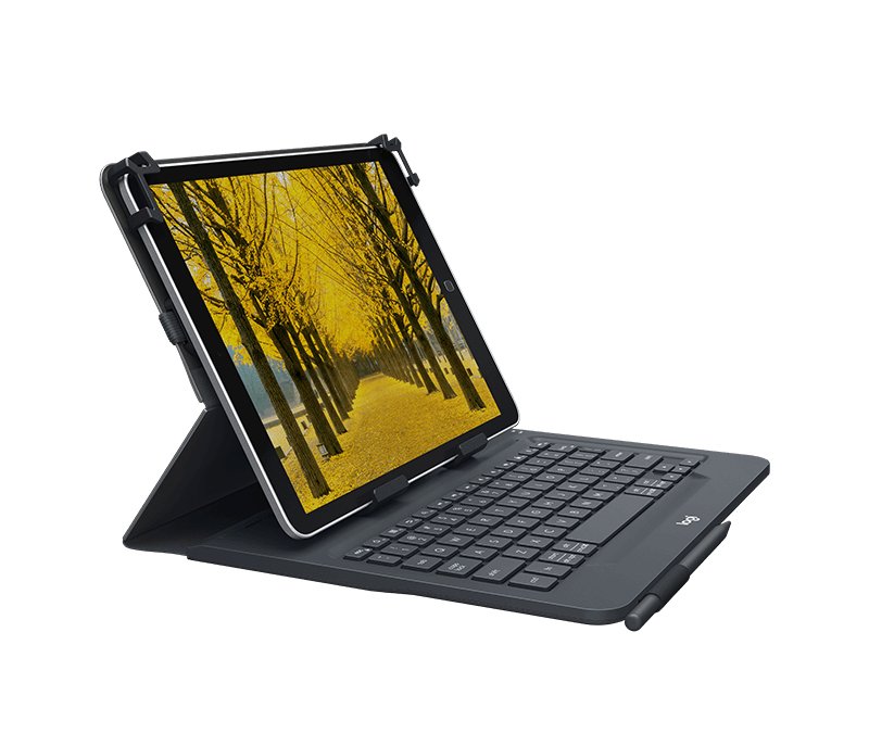 Logitech Italian Universal Folio 9-10 Inch Tabletas Negro Bluetooth QWERTY