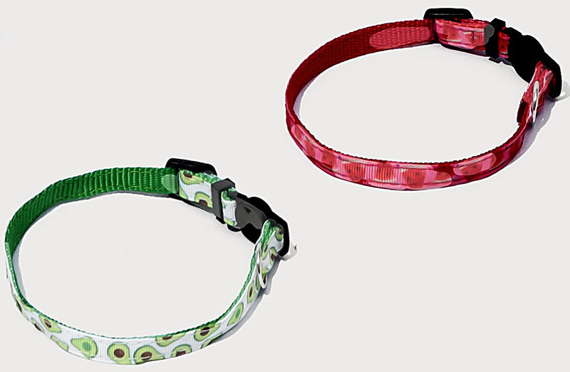 Catlink Set Of 2 Collares And 2 Labels Identificadoras Comederos And Bebederos White