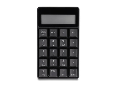 Delock 12113 Keyboard 2 1 USB Tipo-a With Función Calculator 2,4GHZ Wireless Black — image 1