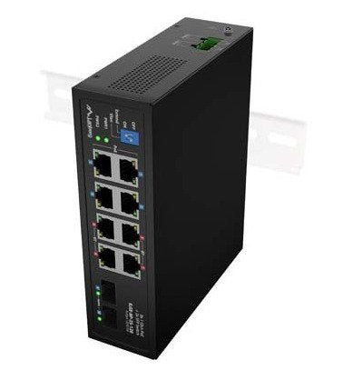 Lanberg Switch Industrial PoE 4XBT 4XAT 2XSFP Din Gigabit Ethernet Without Gestion — image 1