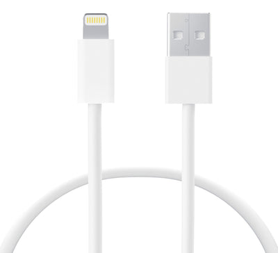 Ksix LCL2001ALB White USB Cable -a (m) a Lightning (m) 1M — image 1