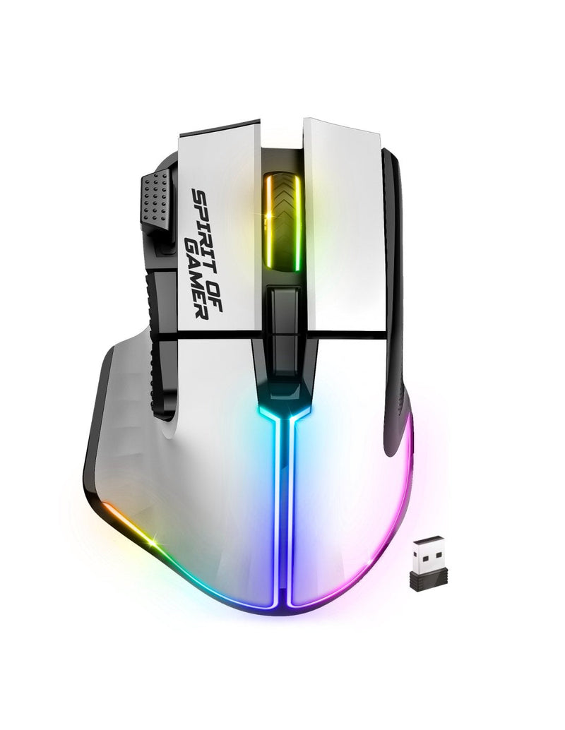 Spirit Of Gamer Mouse Wireless Pro M5 White