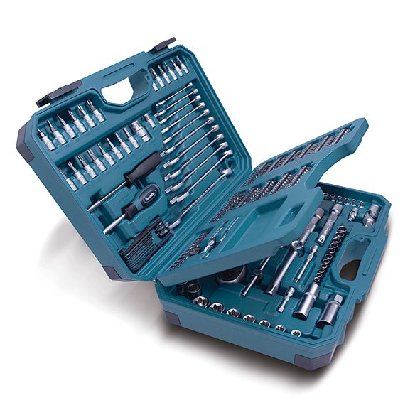 Makita Set Of Tools Manuales E-10883, 221 Pieces E-10883