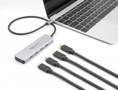 Delock USB 10Gbps USB Type-c Hub With 4 X USB Type-c Female — image 1
