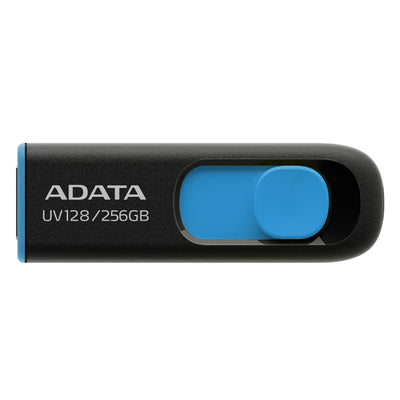 ADATA USB Flash Drive UV128 256GB USB 3.2 Stick Black — image 1