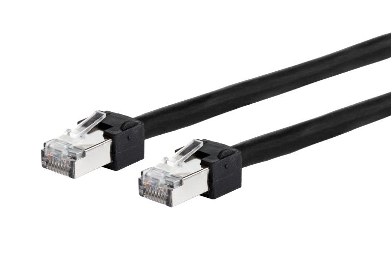 Metz Connect 13084F1000- And Network Cable Black 1M CAT.5E S/UTP (STP)