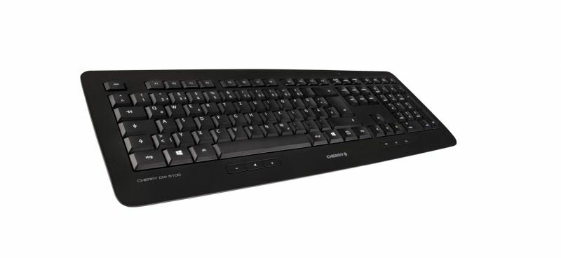 Cherry German Dw 5100 Teclado RF Inalámbrico Qwertz Negro
