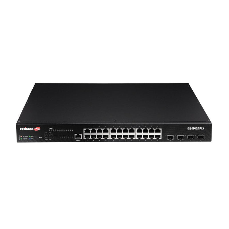 Edimax GS-5424PLX 24XGB 4X10GBE Sfp + Uplink