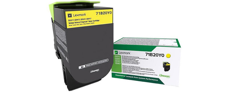 Lexmark Toner 71B20Y0 Yellow 2300PG