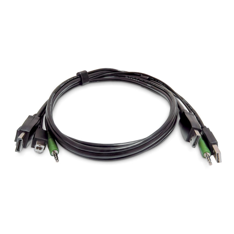 StarTech.com 1,8M DisplayPort KVM USB Cable 2.0 3,5MM Audio Universell Kompatibles Kombikabel For KVM Switch T