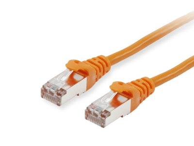 Equip Network Cable CAT.6A S/FTP 2x RJ45 0.25M Orange Lszh — image 1