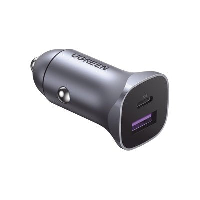 UGREEN a + C Dual-port Car Charger PD30W + SCP22.5W