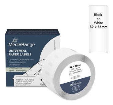 Mediarange Labels Paper Dymo 99013/S0722410 89X36MM 260ST — image 1