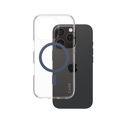 Panzerglass Care™ By ® Urban Combat Case Transparent W. Blue Magsafe Iphone 16 Pro Case For Apple - Iphone 16  — image 1