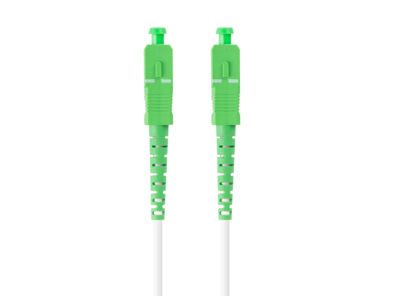 Lanberg Cable Fibre Optic 15M Mono Sc/Apc-sc/Apc Simplex G657B3 Lszh White