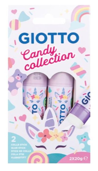 Giotto Candy Collection Pack 2 Barcodes Glue Medium 20GR - Secado Fast - Apto Uso School — image 1