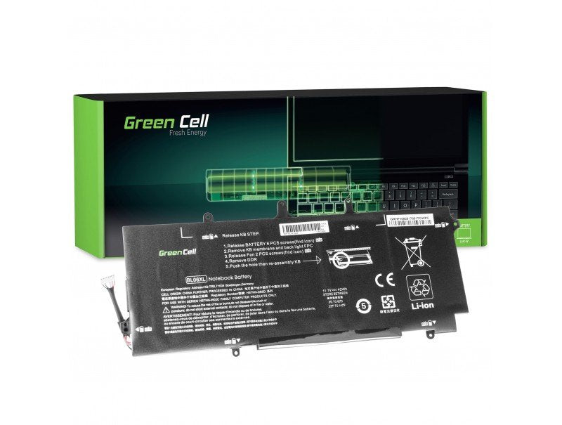 Green Cell Battery HP Elitebook Folio 1040 G1 G2 / 11,1V 3100MAH