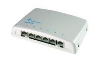 Patch Panel 6XTP, CAT.6A, 500MHZ, Montado Surface Grey Claro, Uns,