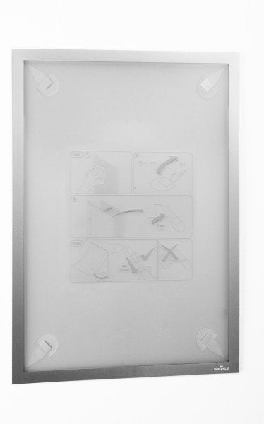Duraframe Wallpaper A4 Frame Informativo Silver