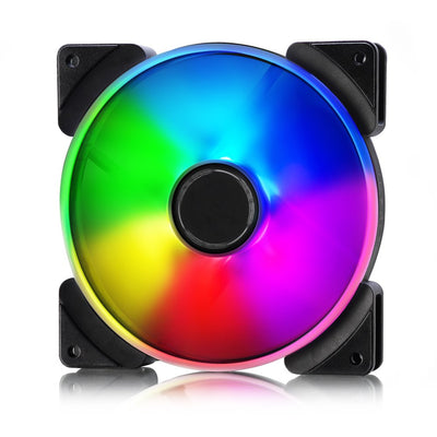 Fractal Design Fan Box Prisma AL-14 3P Fractal Design Fan Box Prisma AL-14 ARGB 3-PACK FD-FAN-PRI-AL14-3P — image 1