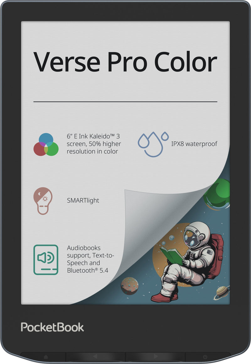 Pocketbook E-reader Ebook Verse Pro Colour Ereader 6 16GB Stormy Sea