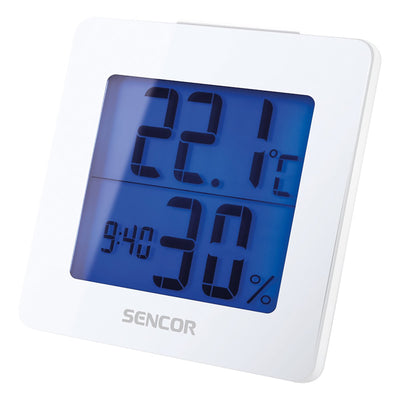 Sencor Sws 1500W Thermometer Ambiental Indoor Estación Meteorológica Electrónica White — image 1