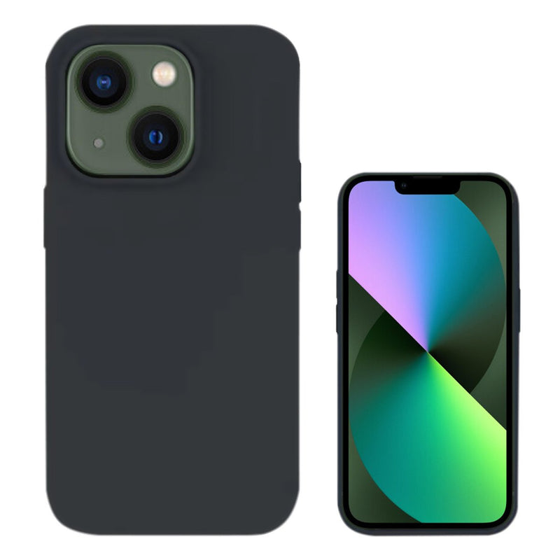 4SMARTS Liquid Case Silicone Cupertino Apple Iphone 14 Black