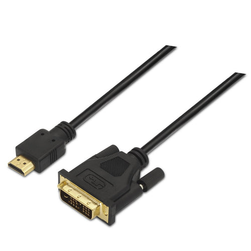 Aisens Cable DVI a HDMI - DVI18+1/Macho-hdmi a Male - 1.80M - Black — image 1