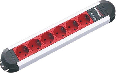 Bachmann Power Strip Primo 6XCEE7 3 Edv-rot Strom 2M — image 1