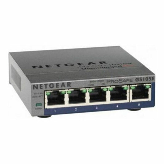 Netgear Desktop Switch Netgear Gs105E-200Pes        5P Gigabit Rj45