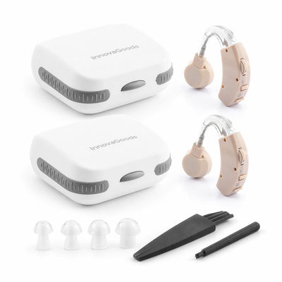 Pack of Retroauricular Sound Amplifiers InnovaGoods (2 Units)