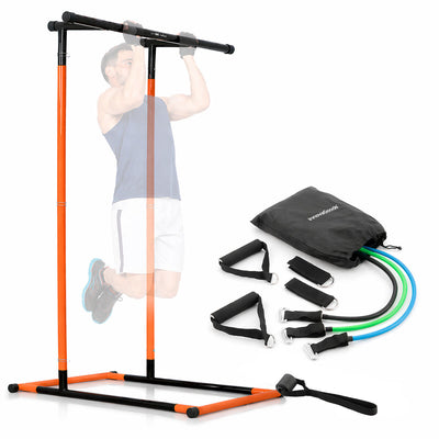 Pull-Up Station Fitness Pack and Resistance Band Set with Accessories and Exercise Guide InnovaGoods
