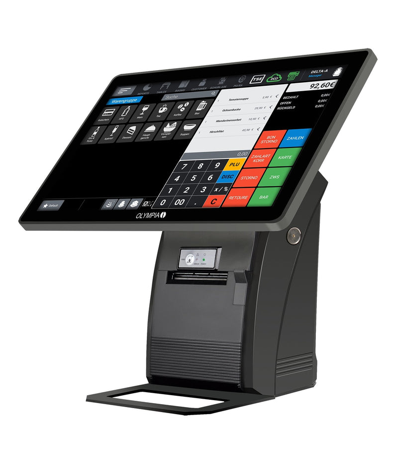 Olympia Registrierkasse T215DK + Display Black
